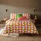 Orla Kiely Bettwäscheset – Stem Bloom Safran 100 % Baumwolle (Standard-Kissenbezug-Paar: 50 x 75 cm)