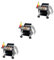 ibasenice 3 Sätze Mini-Grill kreativ Spielzeug bastelbedarf Spielzeuggrill Mini Grill Möbel Küchengeräte Mini-Hausdekoration Miniatur Spiel Requisiten Zubehör Kochutensilien Modell