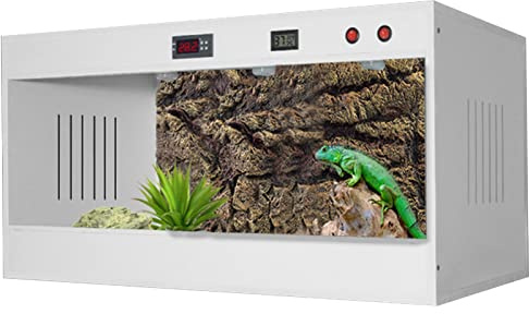 Reptilien-Lebensraum-Tank - Großes Hohes & Breites Terrarium für Eidechse Gecko Schildkröte Python - Schlange, Bartagame, Chamäleon-Gehege