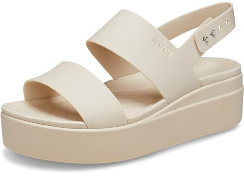 Crocs Herren Brooklyn Low Wedge Sandalen, Sandstone, 37/38 EU