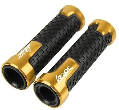 DANETI Motorrad Lenkergriffe Griffe Für Vesp&a Für LX LXV Sprint GTS GTV 50 150 2150 300 300ie Geändert Motorrad Zubehör Griff Gas(Yellow)