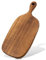 Planches à découper carrées en noyer noir avec poignée et trou, planche à découper carrée, planche à pain en bois massif pour la maison, la cuisine, la viande, le fromage, la pizza, les fruits