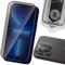 MONASAY for iPhone 13 Pro Glass Screen Protector [1 Pack][Camera Lens Protector][Easy Installation] HD Matte Tempered Screen Film with Frame Full Coverage Case Friendly