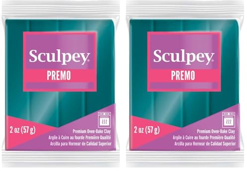 Sculpey Premo Polymer Clay, Peacock Pearl, OSFA (Pack of 2)