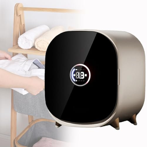 Small Condenser Tumble Dryer, Vented Tumble Dryer, 0.8kg Capacity, for Counter Top or Wall Mounted Use, Compact, Mini Spin Dryer, for Home, Apartments and Rvs