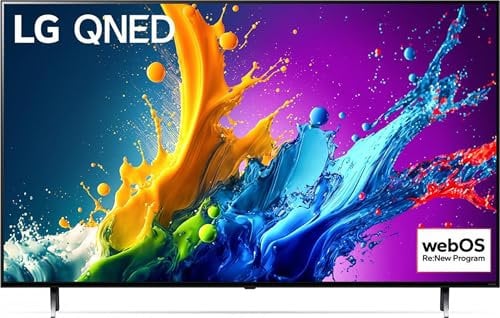 LG Smart TV 50 pulgadas 4K Ultra HD Pantalla QNED Sistema Web OS Dolby Digital Clase E color gris - 50QNED776RB.API