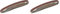 Silverline 910232 Sanding Belts 13 x 457 mm 5pce 40, 60, 2 x 80, 120G (Pack of 2)