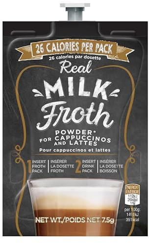 FLAVIA COFFEE MACHINE SUPPLIES AND DRINKS SACHETS (80, REAL MILK FROTH)
