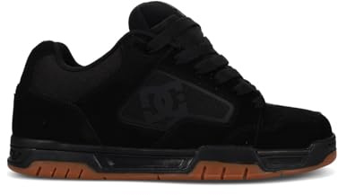 DC Shoes DC Coiler - Leather Shoes for Men - Lederschuhe - Männer - 48.5 - Schwarz,