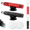 lompyeu 2 Pièces Marteau de Sécurité pour Voiture,Brise Vitre Coupe Ceinture,2 en 1 Brise Glace Voiture Coupe Ceinture,Marteau Brise Vitre Voiture pour Voiture Outil d'Évasion d'urgence(Noir + Rouge)
