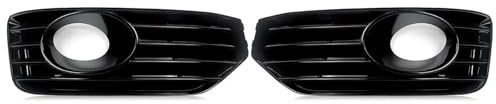 Frontstoßstangengitter 1 PAAR FÜR VW FÜR T5 NEBELSCHEINWERFER-LICHTABDECKUNGEN GLÄNZEND SCHWARZ FÜR SPORTLINE 2010-2015 Kühlergrille