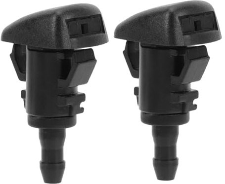 OVAQUIXI Paire de Buses de Lave-glace, Matériau ABS, Spray d'essuie-glace étanche pour Rio Stonic Picanto Ceed 2021 – 2024