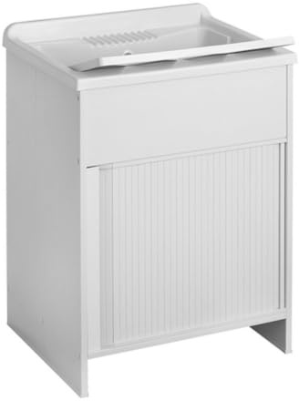 1 PZ LAVATOIO PER ESTERNI CON MOBILE IN PLASTICA E APERTURA A SERRANDINA L cm. 50 x P cm. 50 NextradeItalia Mod.FERX.DIAERN-END-ANAN