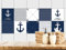 GRAZDesign Fliesenaufkleber Bad Anker maritim Blau Rot Weiß, Fliesensticker Fliesen zum Aufkleben Klebefliesen für Badfliesen - Set 10 Stück