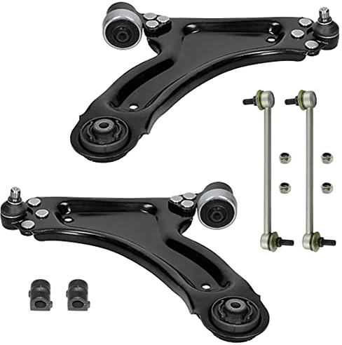 2x Querlenker 2x Koppelstange 2x Stabilisator Gummilagerung Vorderachse für Opel Meriva A