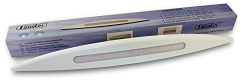 Unbekannt Overdoor 16 SMD-LED 8W Rahmen weiß, LED Vorzeltleuchte mit integrierter Regenrinne (932983279)