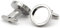 NaturSchatulle Manschettenknöpfe Rohlinge Silber I 1 Paar Runde Cabochon Fassungen Hochwertige Accessoires Basteln DIY Schmuckherstellung Nickelfrei