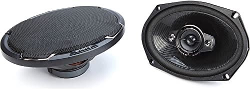 Kenwood KFC-6986PS 4-Way 6x9 Speakers (Pair) 600 Watts Peak Power