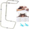 NEPPT Blanket Lifter for Feet Lift Bar Sheet Riser Foot Tent Blanket Support Holder 26-34'' Adjustable Bed Cradle Assistance Device Hospital Bed Rail Accessories Leg Knee Ankle Post Surgery Recovery