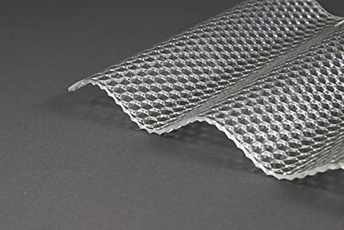 Polycarbonat PC Wellplatte Lichtplatte Profilplatte Sinus 76/18 klar, Wabe 2,6mm - 2,8mm Hagelsicher! 1045mm x 5000mm