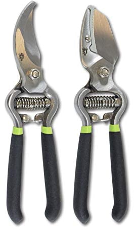 Spear & Jackson CUTTINGSET8K Kew Gardens Kollektion Set Bypass- und Amboss-Gartenschere, Vintage-Stil