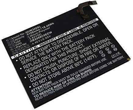 subtel, Batería para Tableta Compatible con Huawei MediaPad M3 WiFi (BTV-W09) (3.82V, 5100mAh)