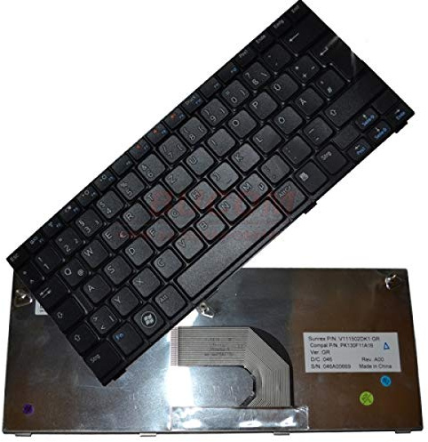 Bucom Tastatur für Dell Inspiron Mini 1012 1018 deutsche DE Keyboard