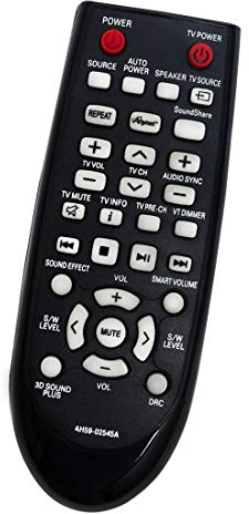 ALLIMITY AH59-02545A Remote Control Replacement for Samsung Soundbar System HW-F750/EN HW-F750/XU HW-F751 HW-F751/TK PS-WF751 HW-F750 HW-F750/ZF HW-F751/EN HW-F751/XN