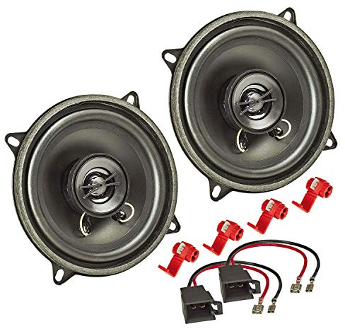 tomzz Audio 4045-008 TA13.0-Pro Lautsprecher Einbau-Set kompatibel mit Renault Clio Scenic Megane Laguna 130mm Koaxial System