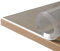 Glasklar Folie 2 mm + abgeschrägte Kante, Größe wählbar 110x210 cm, Wunschmaß transparente Tischdecke Tischschutz, Made in Germany