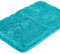 Tapis de Salle de Bain, Microfibre Douces Absorbant avec Fond en Caoutchouc Antidérapant Tapis de Bain,pour la Bebe Baignoire,Salle de Bain,Bleu Vert, 50 x 80 cm