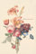 Vintage Flower Bullet Journal: 200 Page 6 x 9 Paperback Dot Grid Bullet Journal