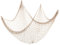 MEETANG Fischernetz Deko Maritime Deko Fischernetz Dekoration ohne Muscheln Fischerei Dekoratives Fischernetz in Mediterran Stil Hängende Wanddekoration Bilderrahmen für Bar Hotel Café 150x200cm Beige