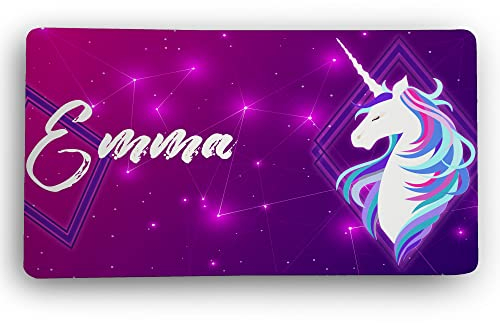 Tapis Souris Gamer. Tapis de Souris personnalisé. Tapis de Souris Gaming. sous-Mains de Bureau. 600 * 350 * 2mm. Dessous en Caoutchouc antidérapant. Licorne