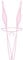 Oyolan Femme Micro Bikini Sexy Transaprent Body String Sexy Mini Maillot de Bain Dos Nu Halter Neck Bikini Type A Rose Clair Taille Unique