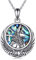 YFN Anubis Halskette Sterling Silber Ägyptische Anhänger Kette Abalone Schale Ägypten Schmuck Geschenke für Damen Herren