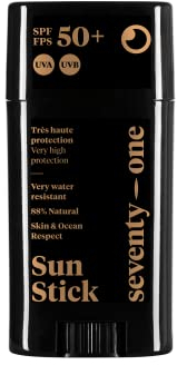 SeventyOne Percent | The Pacha Mama : Sun Stick SPF 50+ | Veganer Sonnenschutzstift für das Gesicht - Sehr hoher Schutz | Sehr wasserfest | UVA 34 | 88% Natürlich - Made in Frankreich | 15 gr