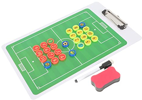 INOOMP 4 Sätze Fußball-taktiktafel Spieltafel Für Hallenfußball Zubehör Für Fußballtrainer Fußball-trainingstafeln Fußball Versorgung Fußballspielbrett PVC Basketball Ausrüstung