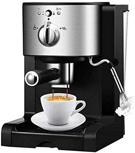 TEmkin Cafetera De 1350 W Electrodomésticos Máquina De Café Espresso Máquina De Café con Bomba De 20 Bar Café A Presión Potente con Varita Espumadora De Leche para Latte Y Mocha