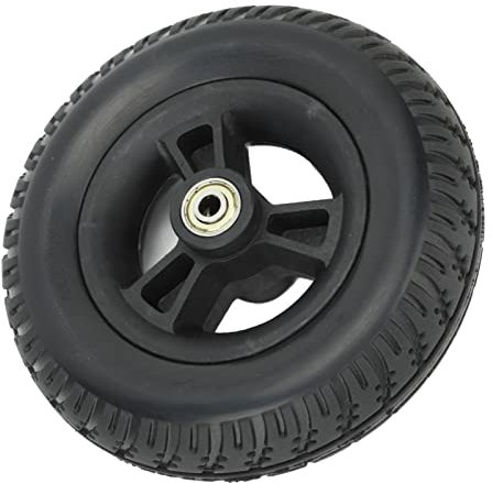 Rollstuhl Vorderrad, 7 Zoll Radersatz für Rollstühle Universell Rutschfest Solide PU Ersatzrollen Rollen Räder Gehhilfen Zubehör