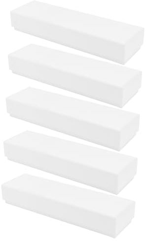 TOGEVAL 5stücke Teiliges Papier Stiftetui Für Schüler Kompakte Robuste Aufbewahrungsbox Stifte Leichter Tragbarer Stiftebehälter Für Schule Und Büro Elegante Geschenkbox Für Schreibwaren