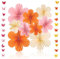 Paper Party Decorations, 9 Pcs Paper Flowers Decorations 2 Butterfly Wall Decor Yellow Pink Hanging Paper Fan Decorations for Festival Birthday