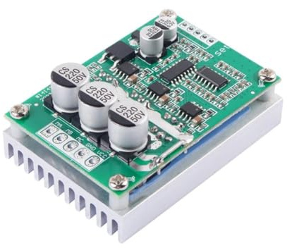 URPIZY BLDC Motor Controller 500W 12-36V PWM Hall-Less Geschwindigkeitsregler für Gleichstrommotoren mit Wärmeableiter