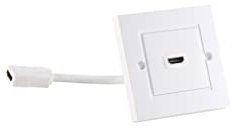 HDMI Wanddose 1xHDMI Bu m.Kabelverläng. S-CONN 79510-1