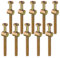 TOVOT 10 Set Vis pour lit d'enfant M6 x 65MM avec écrous Vis à berceau de remplacement pour meubles
