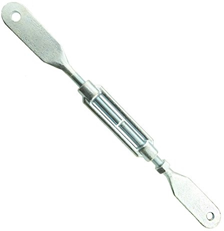 Spannschloss DIN 1480 mit 2 Blattschrauben Stahl galv. verzinkt SP-BS M 24-1 Stück