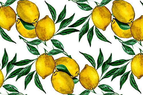 Cuadros Lifestyle Küchen Spritzschutz Zitronen 60x40 cm | Küchenrückwand aus Alu-Dibond | Küchenpaneele | Küchenfliesen | Fliesenspiegel | Rückwand, Größe :60x40 cm