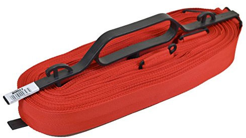 Bandes pour Le Beach Volley-Ball 8x16m - 4cm Délimitations de Terrain de Beach-Volley réglable 18x9m (Rouge)