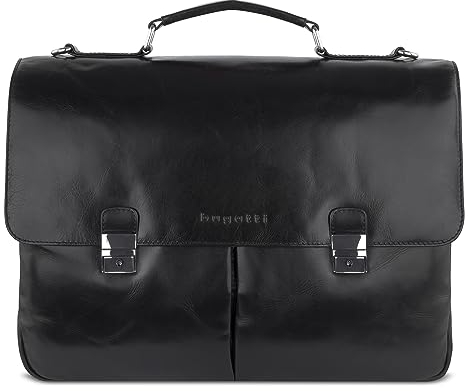 bugatti Romano Briefcase L Black
