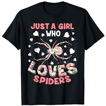 Spinne Geschenk Terrarium Spinnennetz Kostüm Vogelspinne T-Shirt